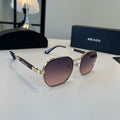 Prada Polarized Fashion Silver Lens Sunglasses for Men - 158469