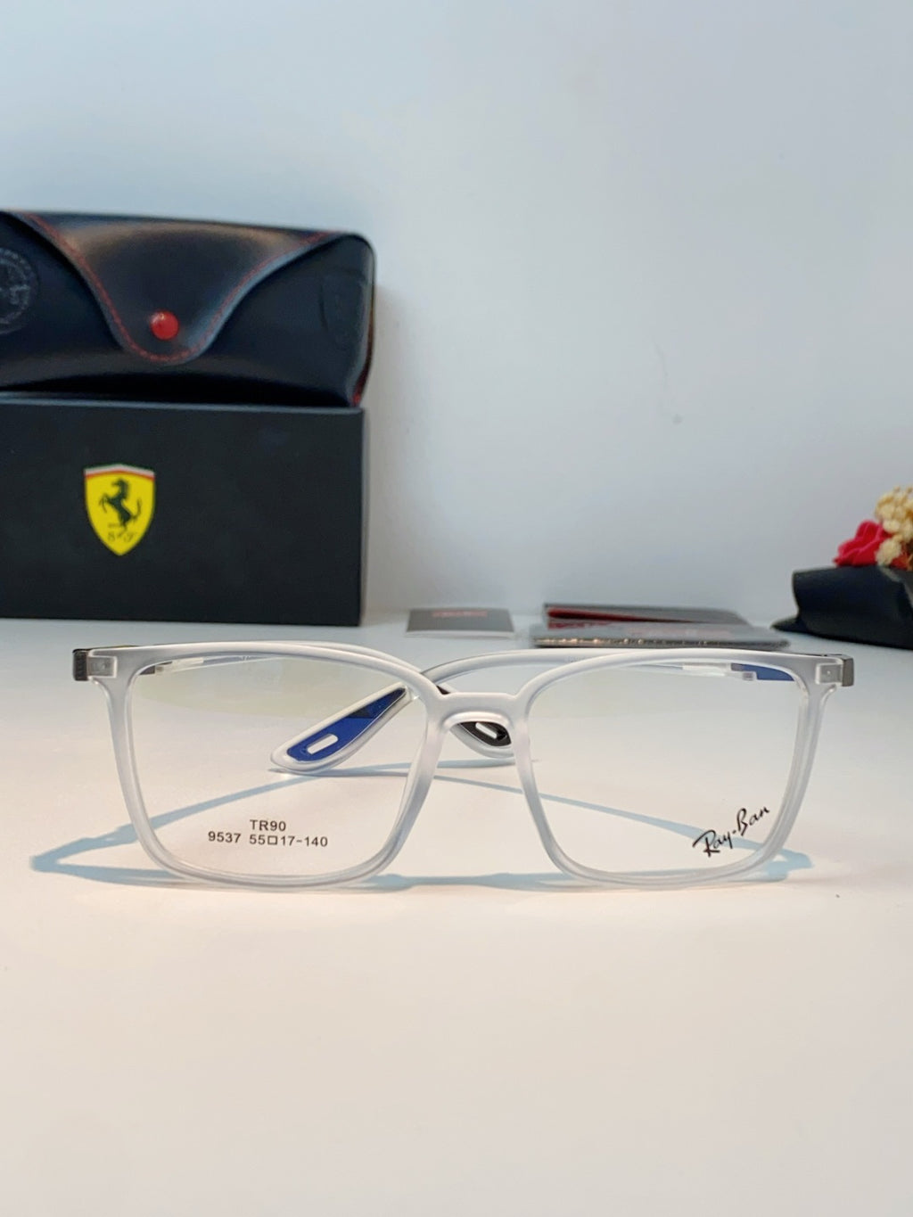 Ray-Ban Blue-Light Acetate Fashion Silver Lens Sunglasses for Men & W - 488280 - detail image 2