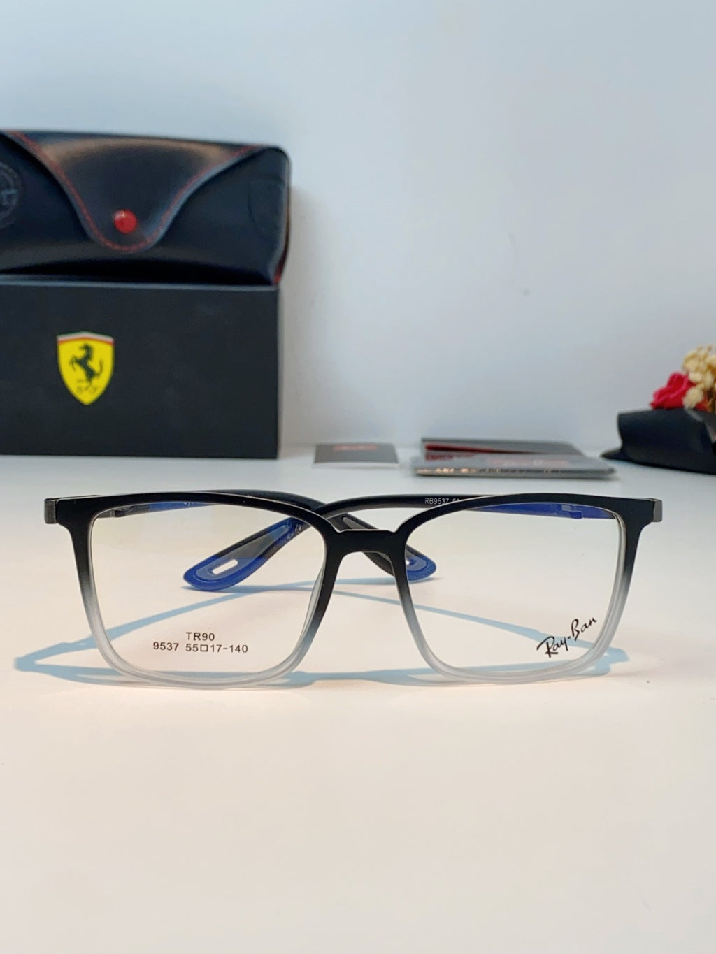 Ray-Ban Blue-Light Acetate Fashion Silver Lens Sunglasses for Men & W - 488281 - detail image 2