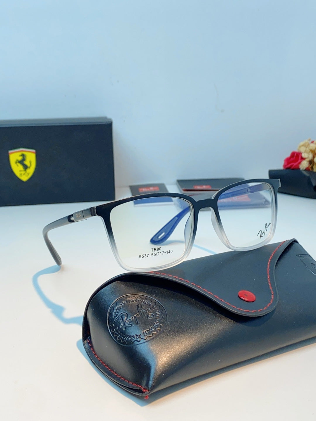 Ray-Ban Blue-Light Acetate Fashion Silver Lens Sunglasses for Men & W - 488281 - detail image 10