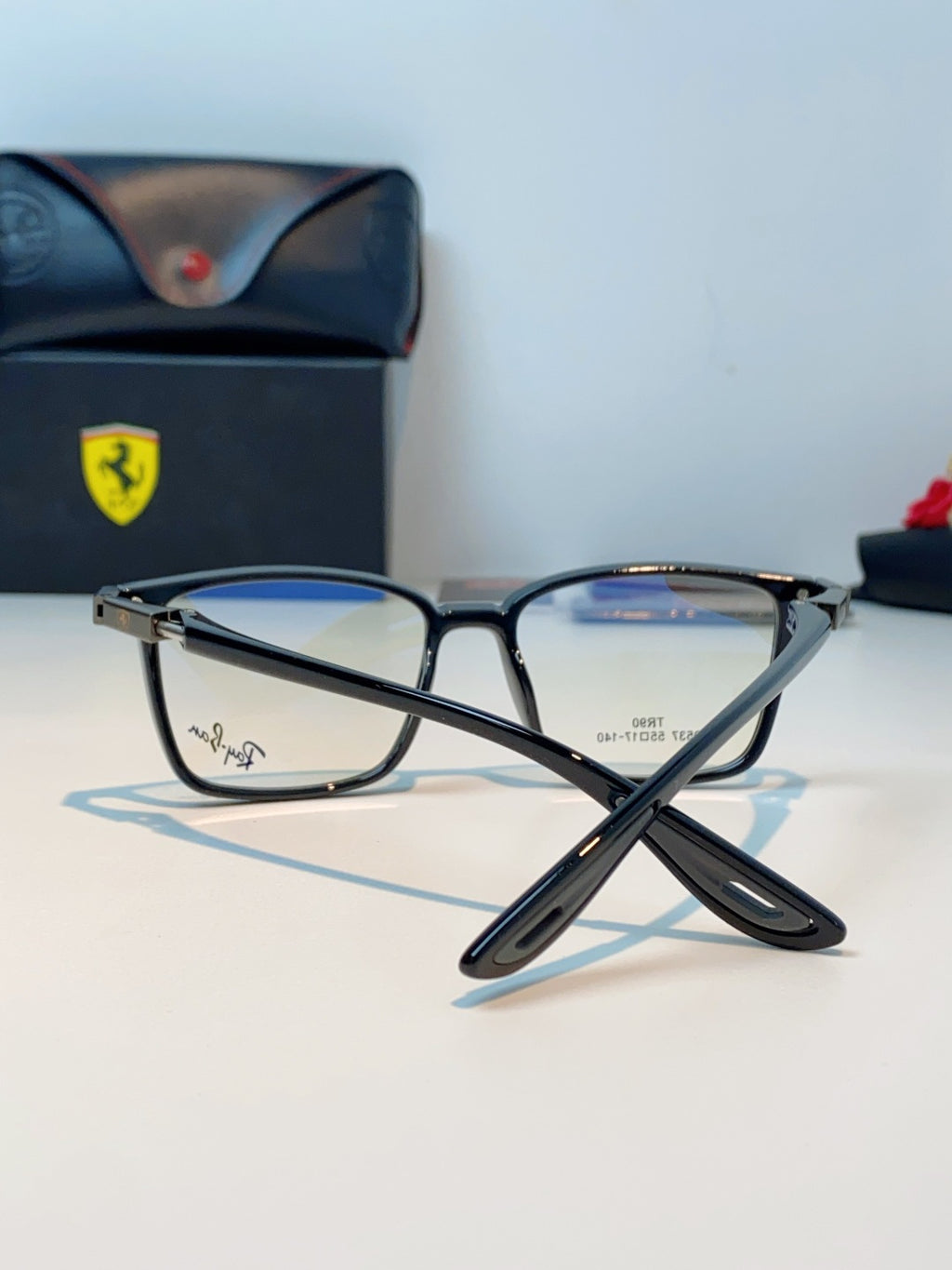 Ray-Ban Blue-Light Acetate Fashion Silver Lens Sunglasses for Men & W - 998580 - detail image 3