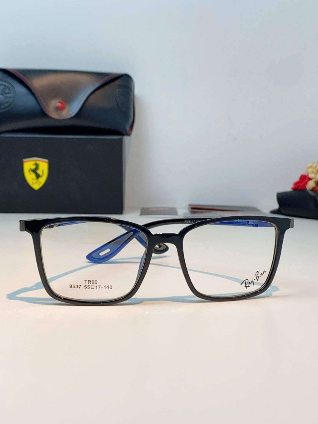 Ray-Ban Blue-Light Acetate Fashion Silver Lens Sunglasses for Men & W - 998580 - detail image 2