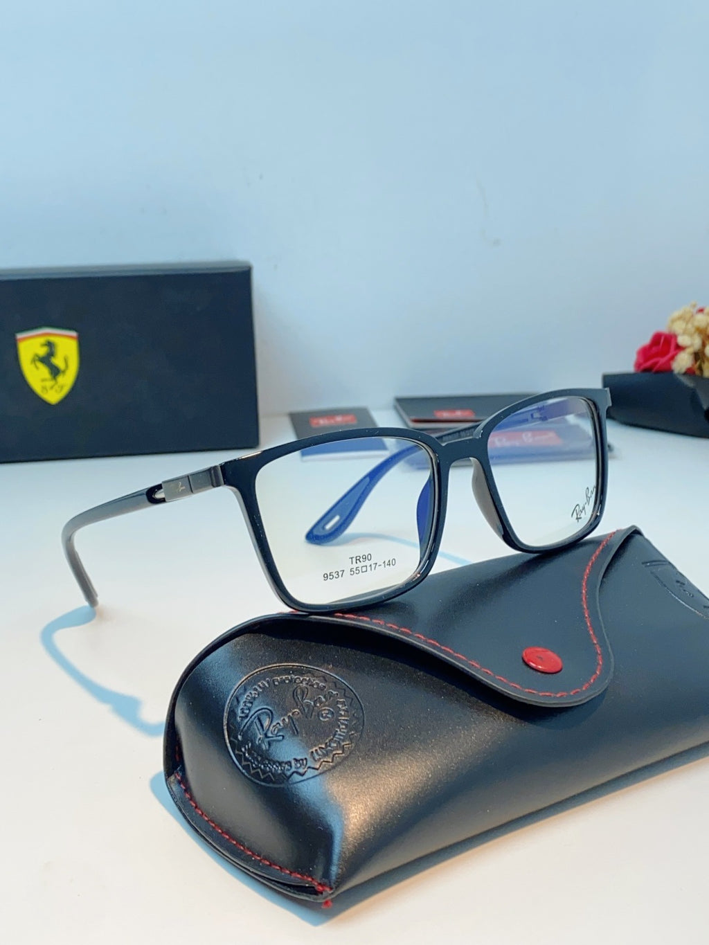 Ray-Ban Blue-Light Acetate Fashion Silver Lens Sunglasses for Men & W - 998580 - detail image 10