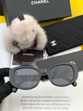 Chanel CH3991 Polarized Round Silver Lens Sunglasses for Women - 997788