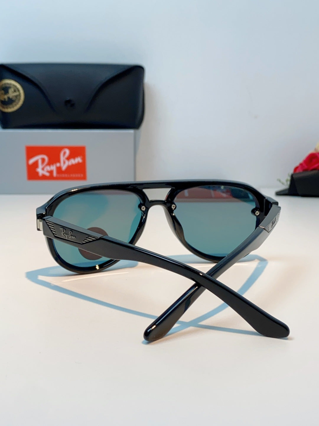 Ray-Ban RB8972 Aviator Orange Lens Sunglasses for Men & Women - detail image 3