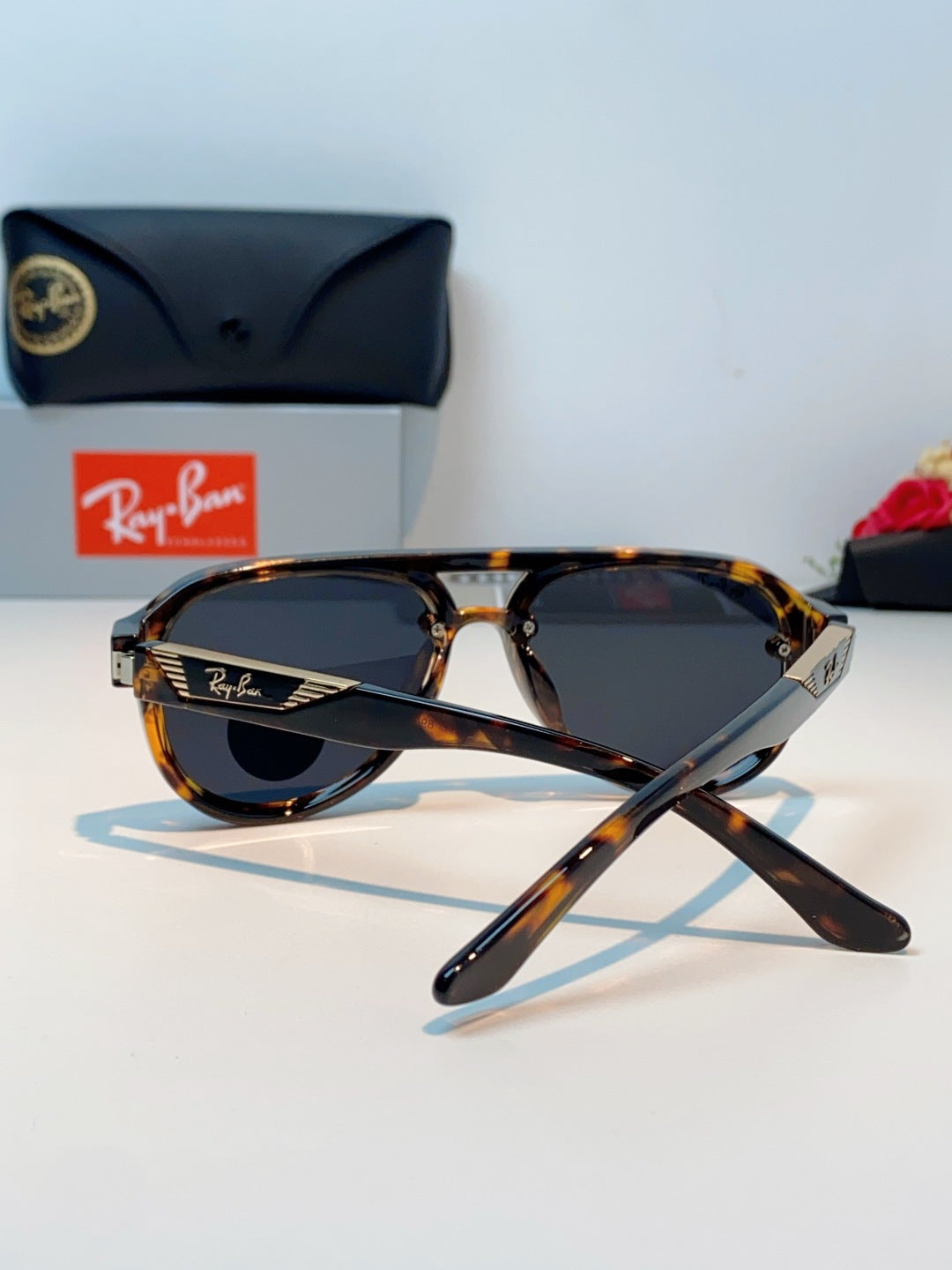 Ray-Ban RB8972 Aviator Black Lens Sunglasses for Men & Women - 488207 - detail image 3
