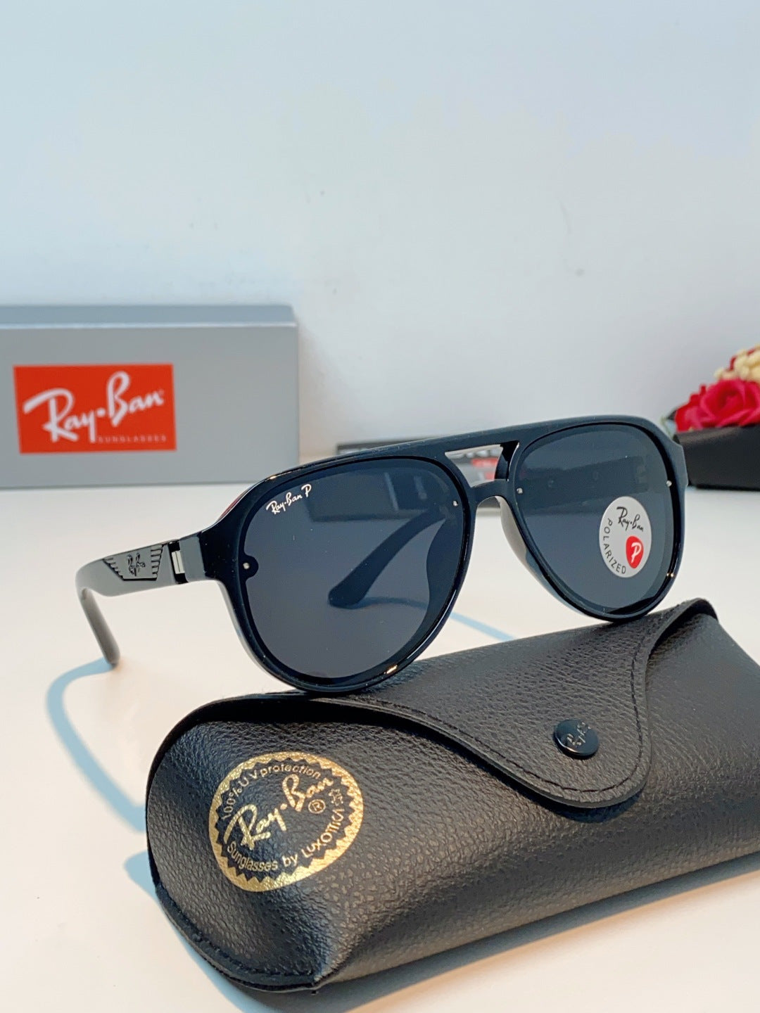 Ray-Ban RB8972 Aviator Black Lens Sunglasses for Men & Women - 399548 - detail image 10