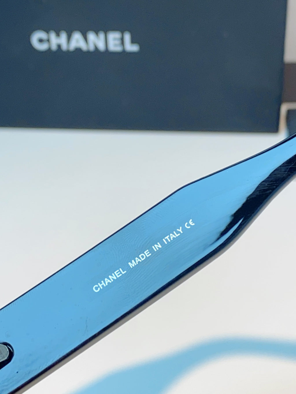 Chanel Oval Gray Lens Sunglasses for Women - 132372 - detail image 8