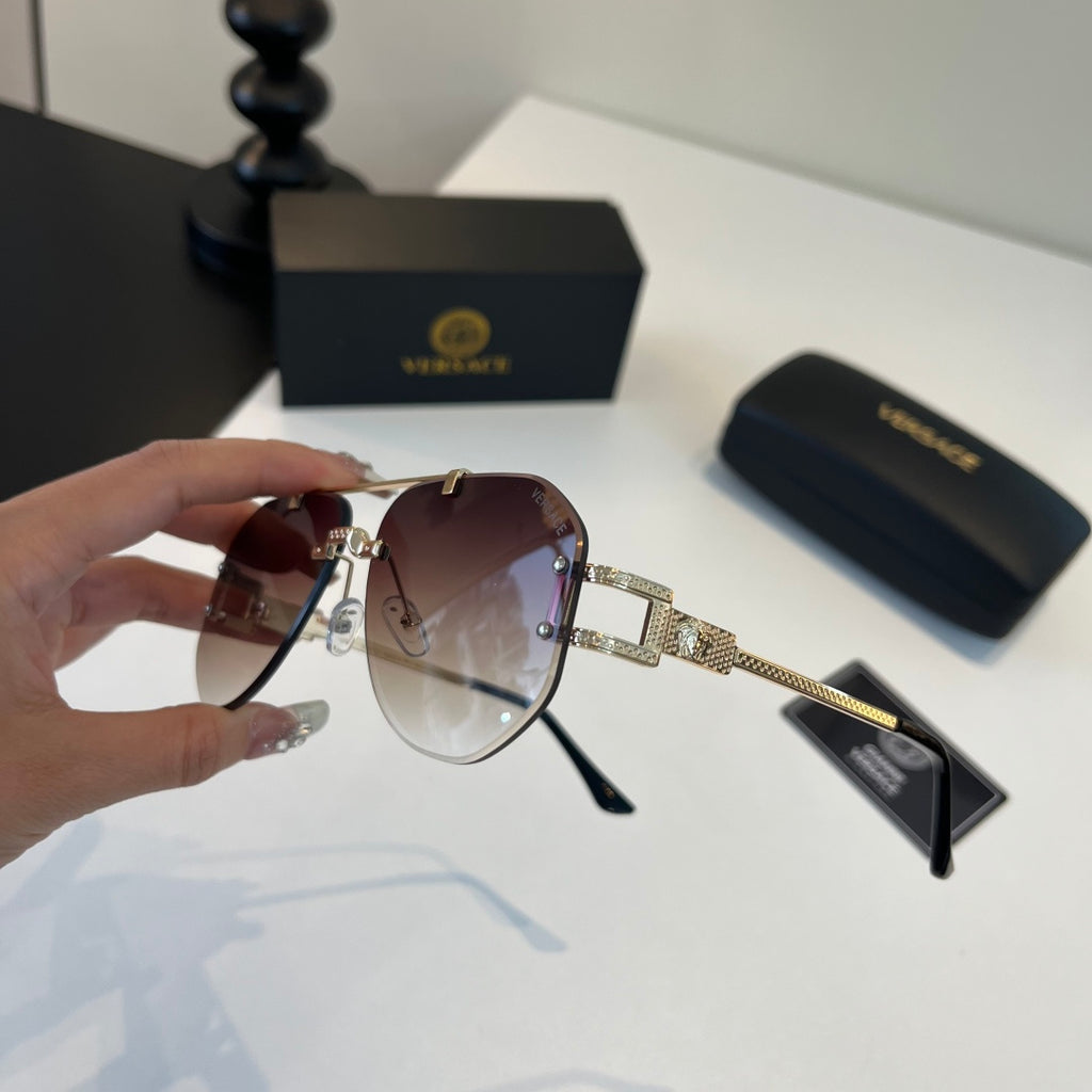 Versace Fashion Silver Lens Sunglasses for Men - detail image 4