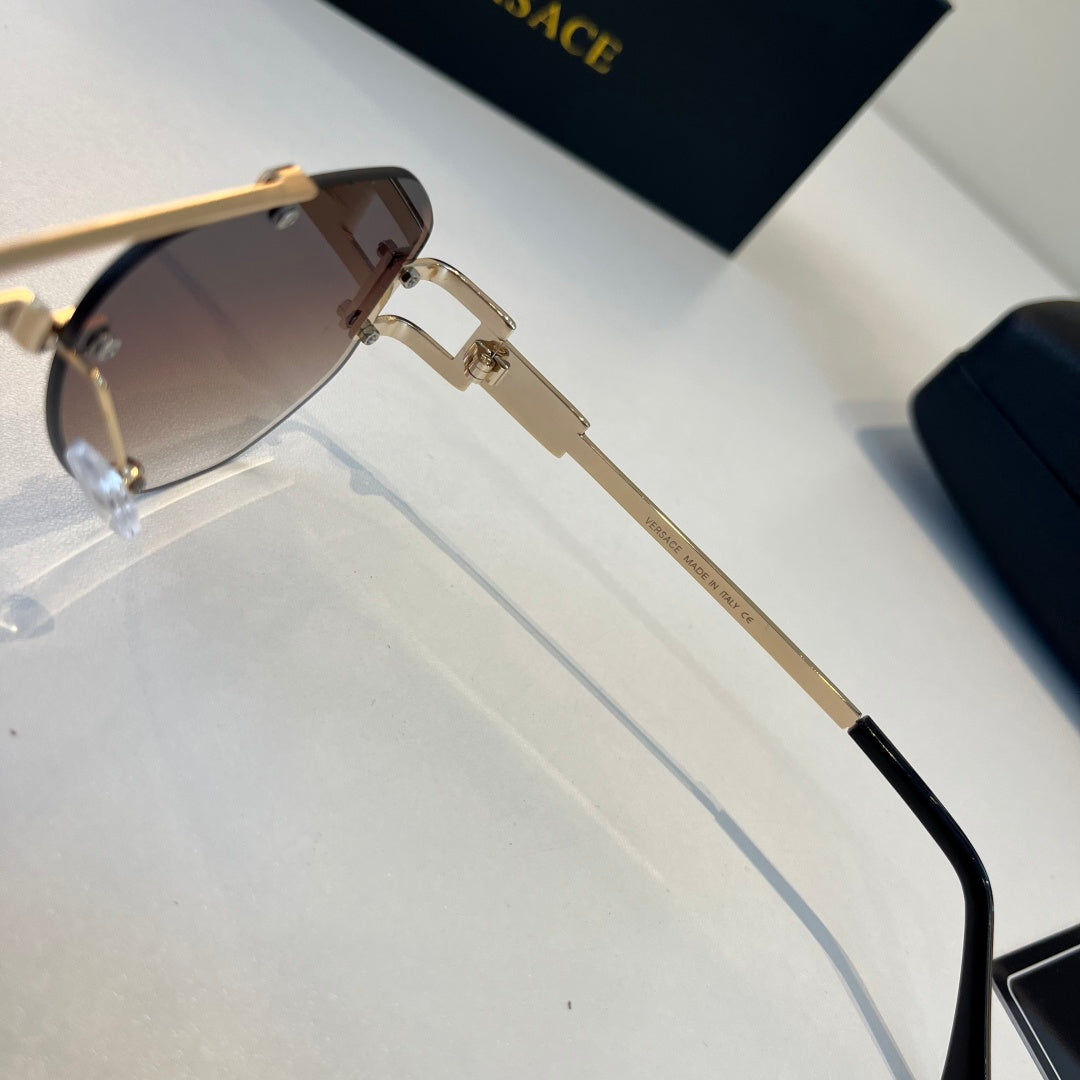 Versace Fashion Silver Lens Sunglasses for Men - 416368 - detail image 10