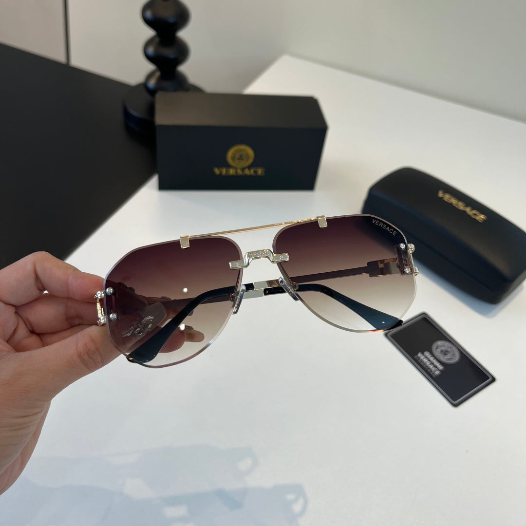 Versace Fashion Silver Lens Sunglasses for Men - 416368 - detail image 6