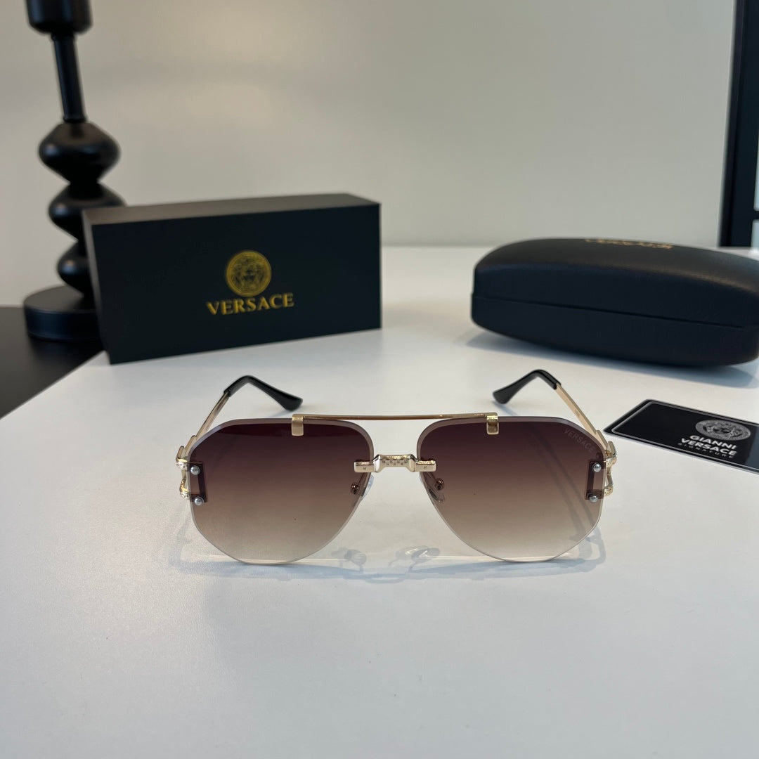 Versace Fashion Silver Lens Sunglasses for Men - 132626 - detail image 2