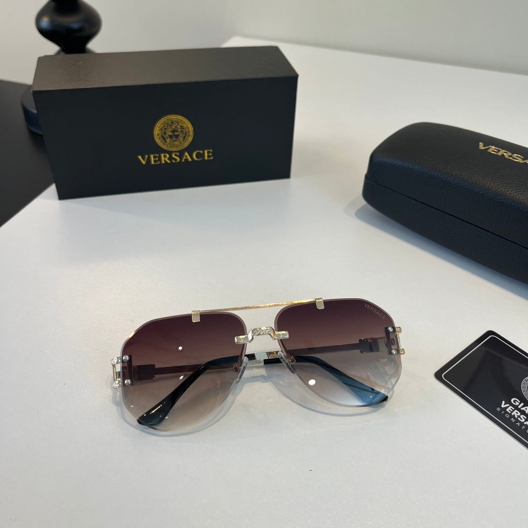 Versace Fashion Silver Lens Sunglasses for Men - 416368 - detail image 5
