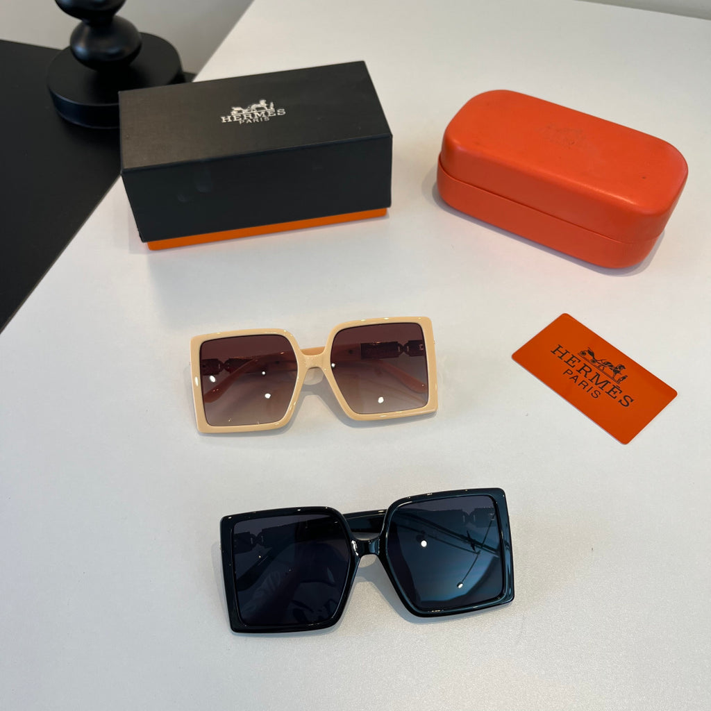 Hermès Oversized Silver Lens Sunglasses for Women - 132675 - detail image 10