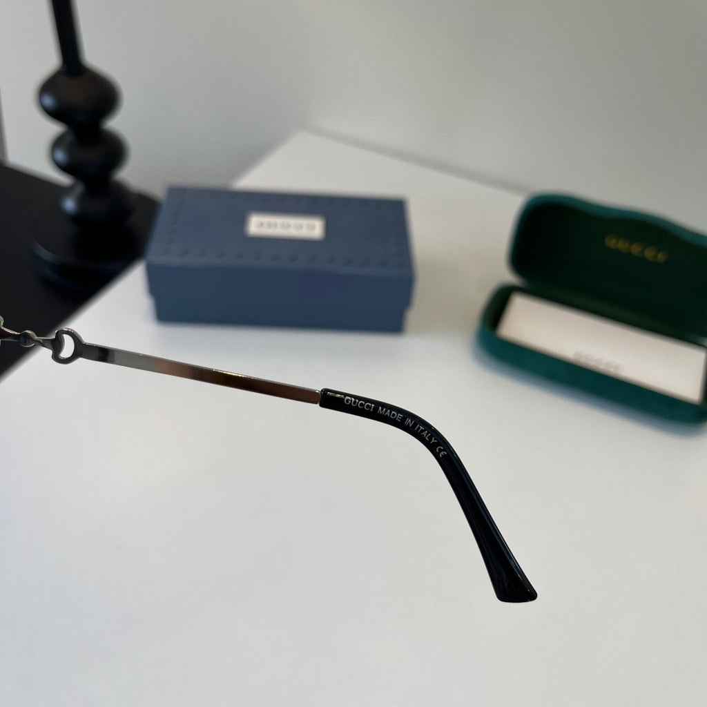 Gucci Oversized Silver Lens Sunglasses for Women - 371496 - detail image 8