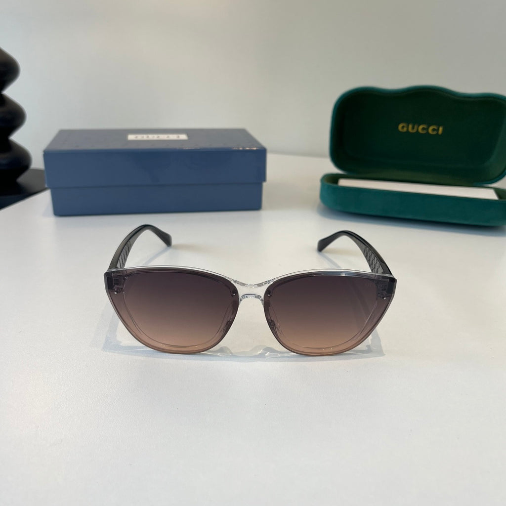 Gucci Oversized Silver Lens Sunglasses for Women - 371497 - detail image 2