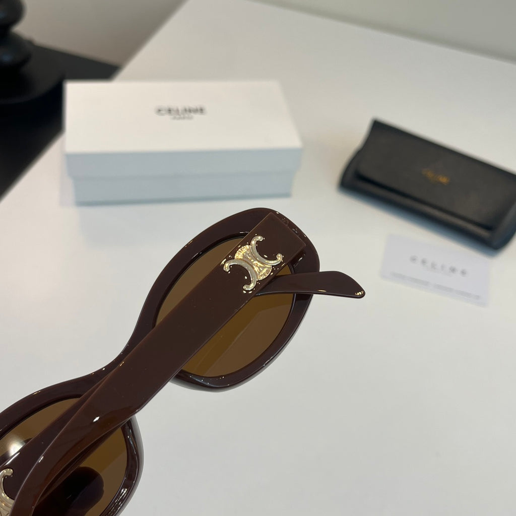 Celine Fashion Black Lens Sunglasses for Men & Women - 432009 - detail image 8