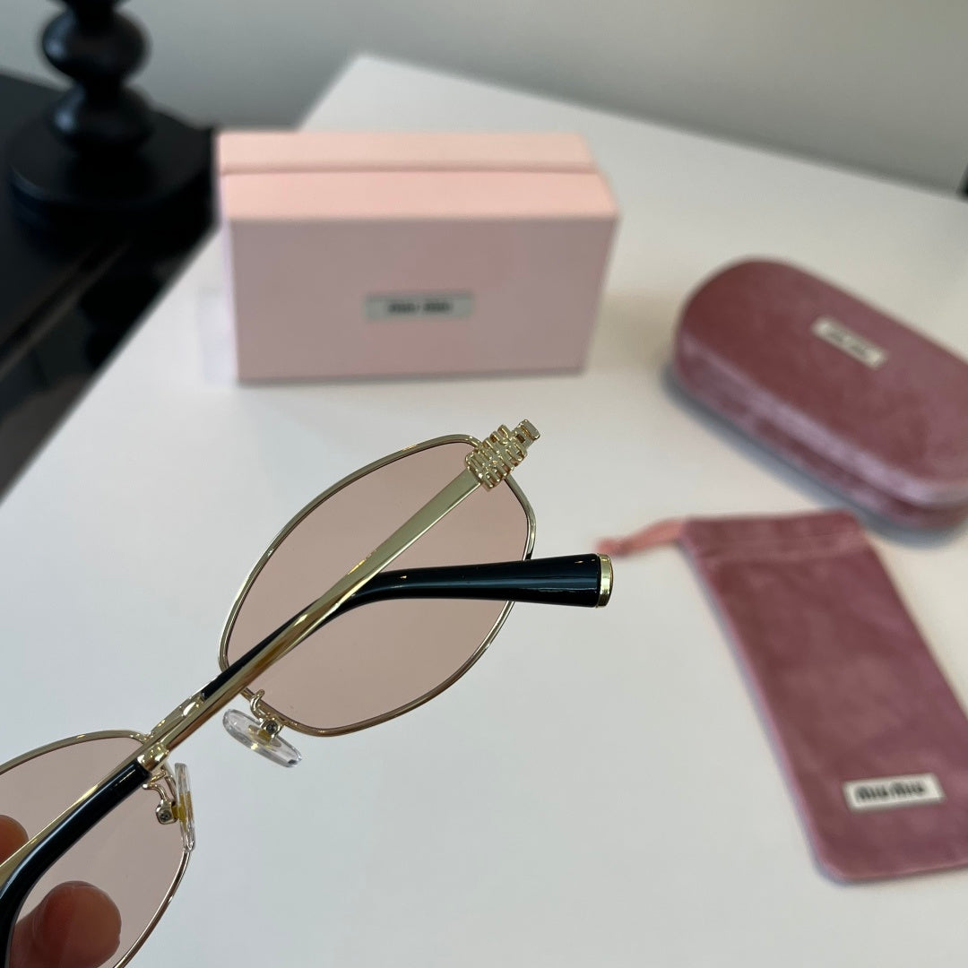 Miu Miu Cat-Eye Silver Lens Sunglasses for Men & Women - 372370 - detail image 7