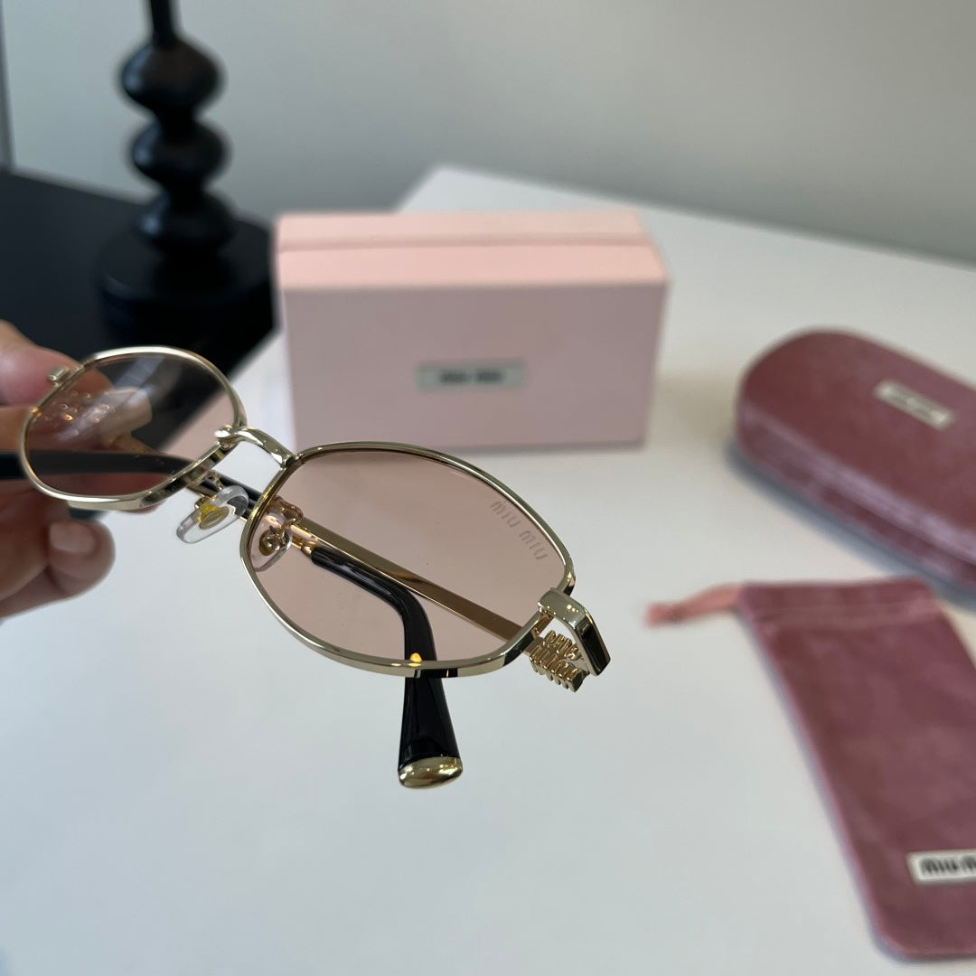 Miu Miu Cat-Eye Silver Lens Sunglasses for Men & Women - 372370 - detail image 6