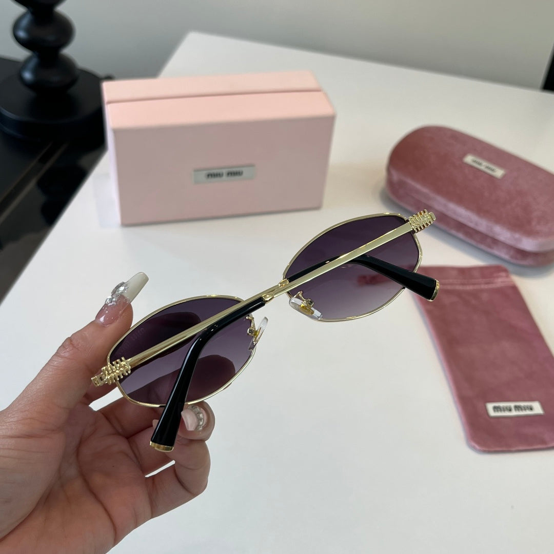 Miu Miu Cat-Eye Silver Lens Sunglasses for Men & Women - 432583 - detail image 8