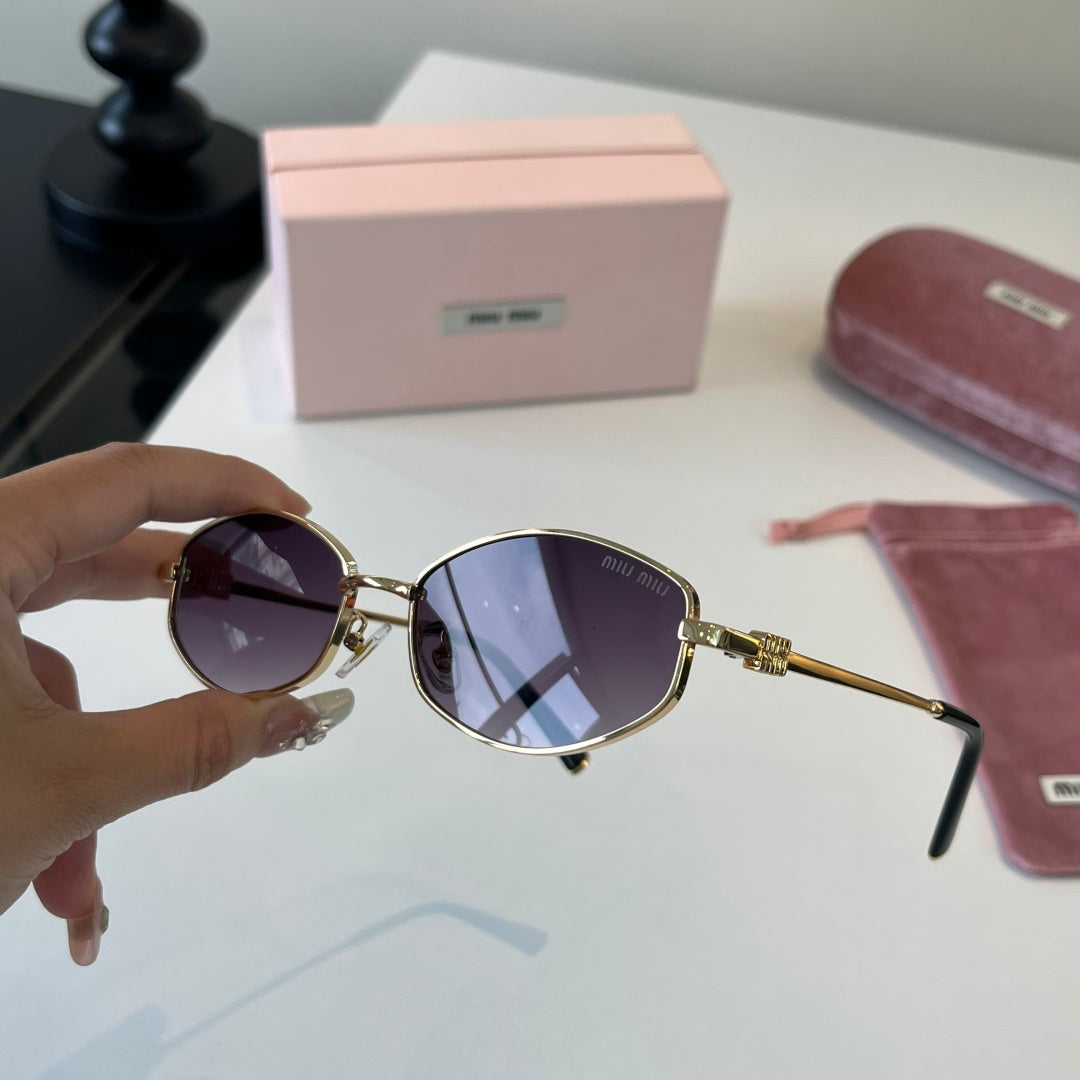 Miu Miu Cat-Eye Silver Lens Sunglasses for Men & Women - 432583 - detail image 4