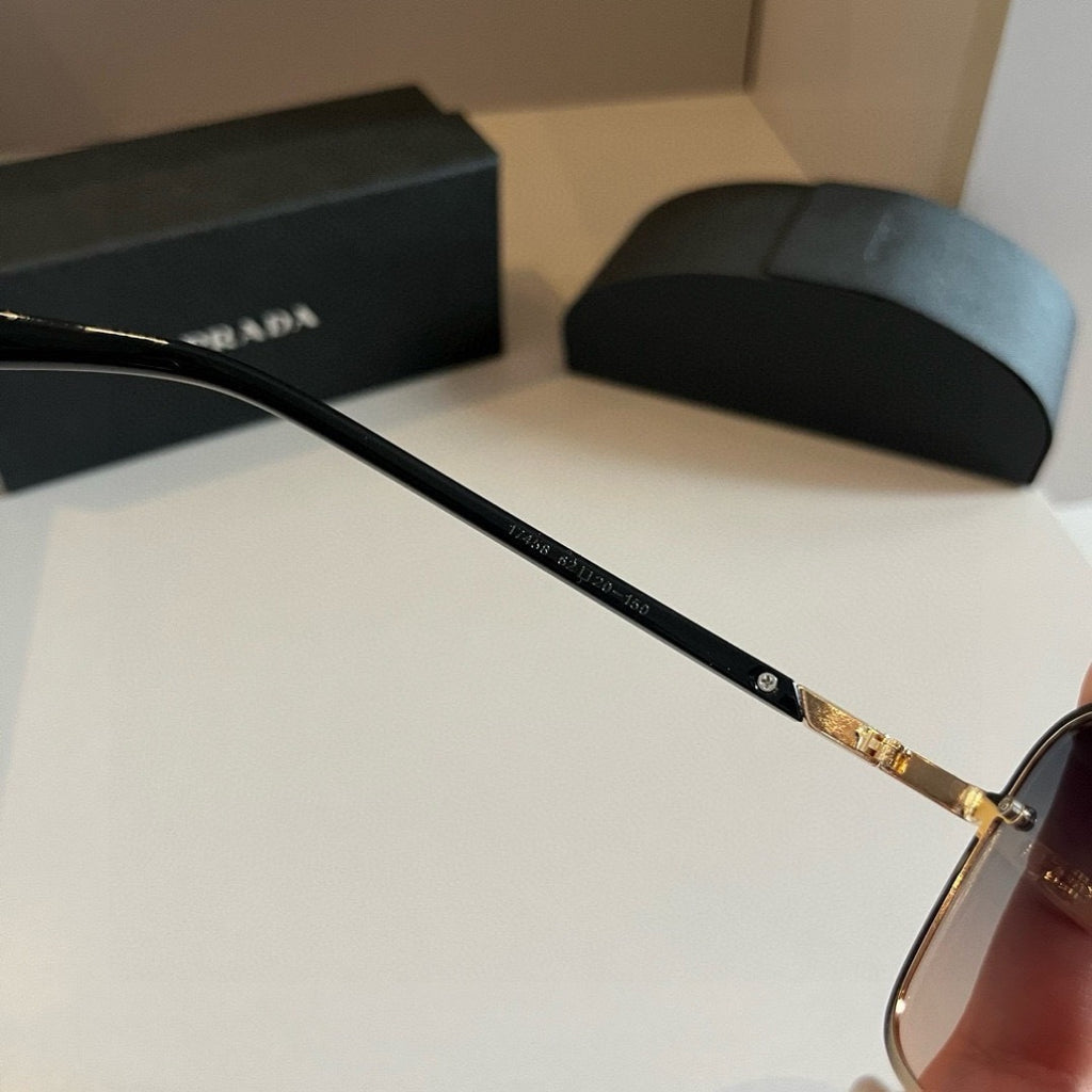 Prada Polarized Fashion Silver Lens Sunglasses for Men - detail image 8