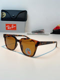 Ray-Ban RB4323 Polarized Square Brown Lens Sunglasses for Men & Women - 158740