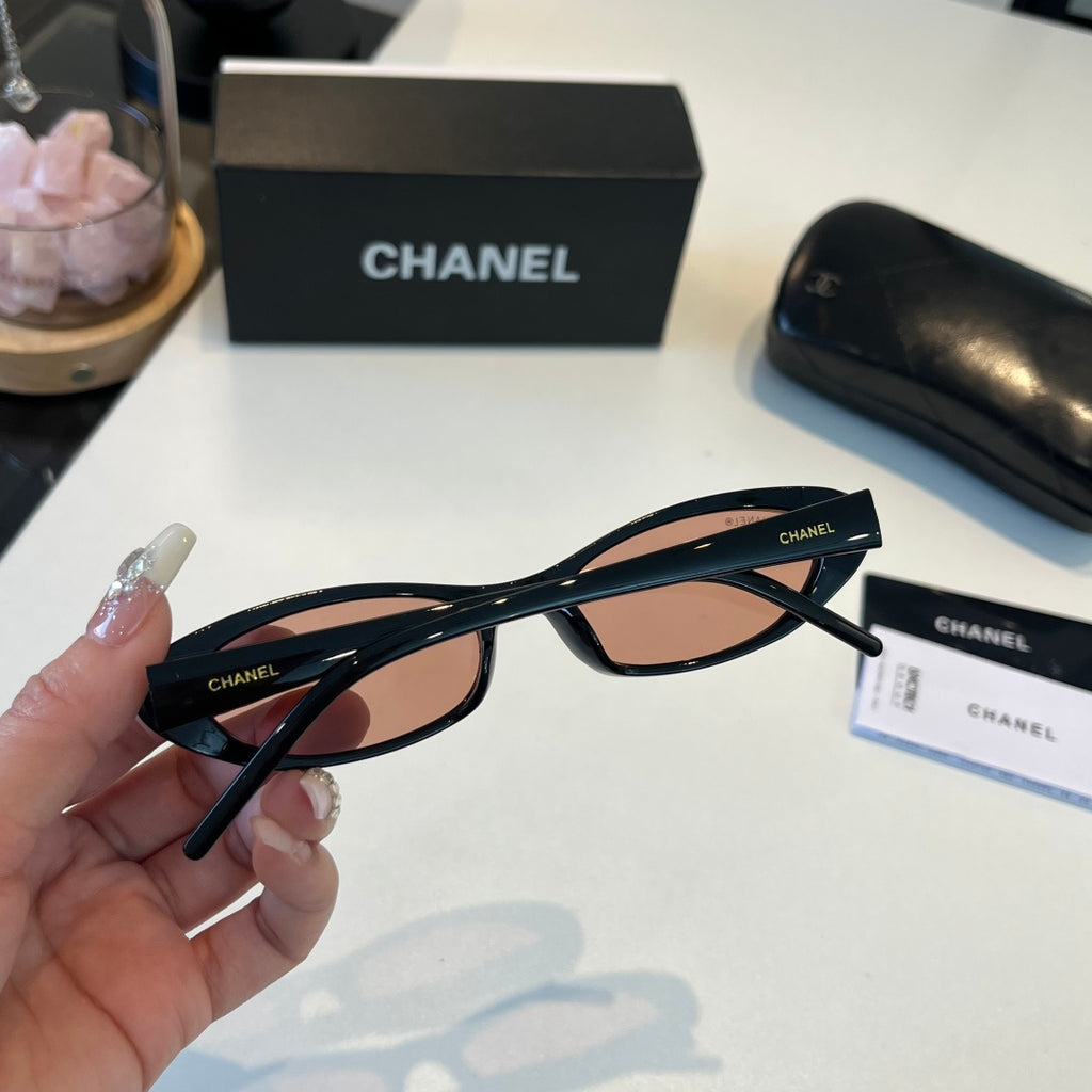 Chanel Oversized Brown Lens Sunglasses for Men & Women - 448992 - detail image 9