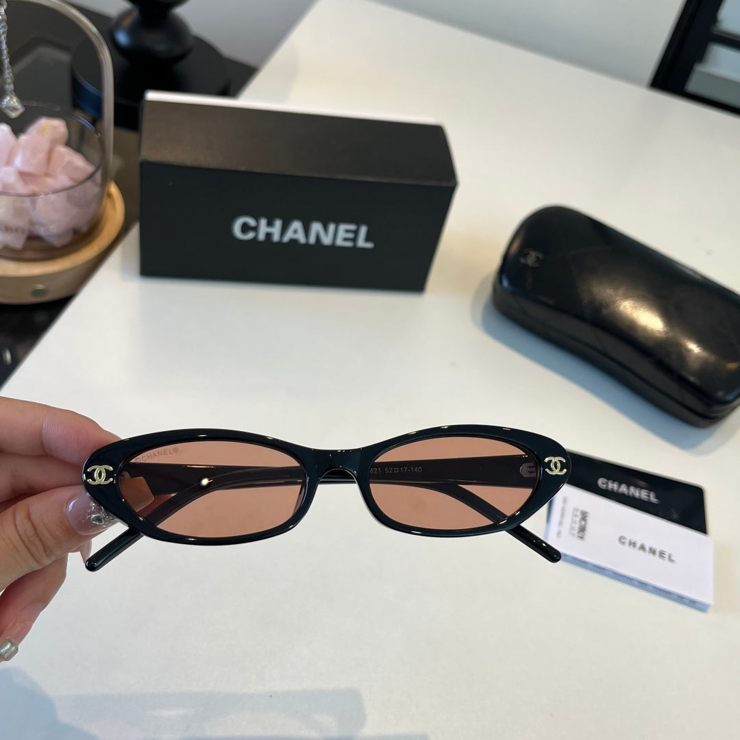 Chanel Oversized Brown Lens Sunglasses for Men & Women - 158352 - detail image 6