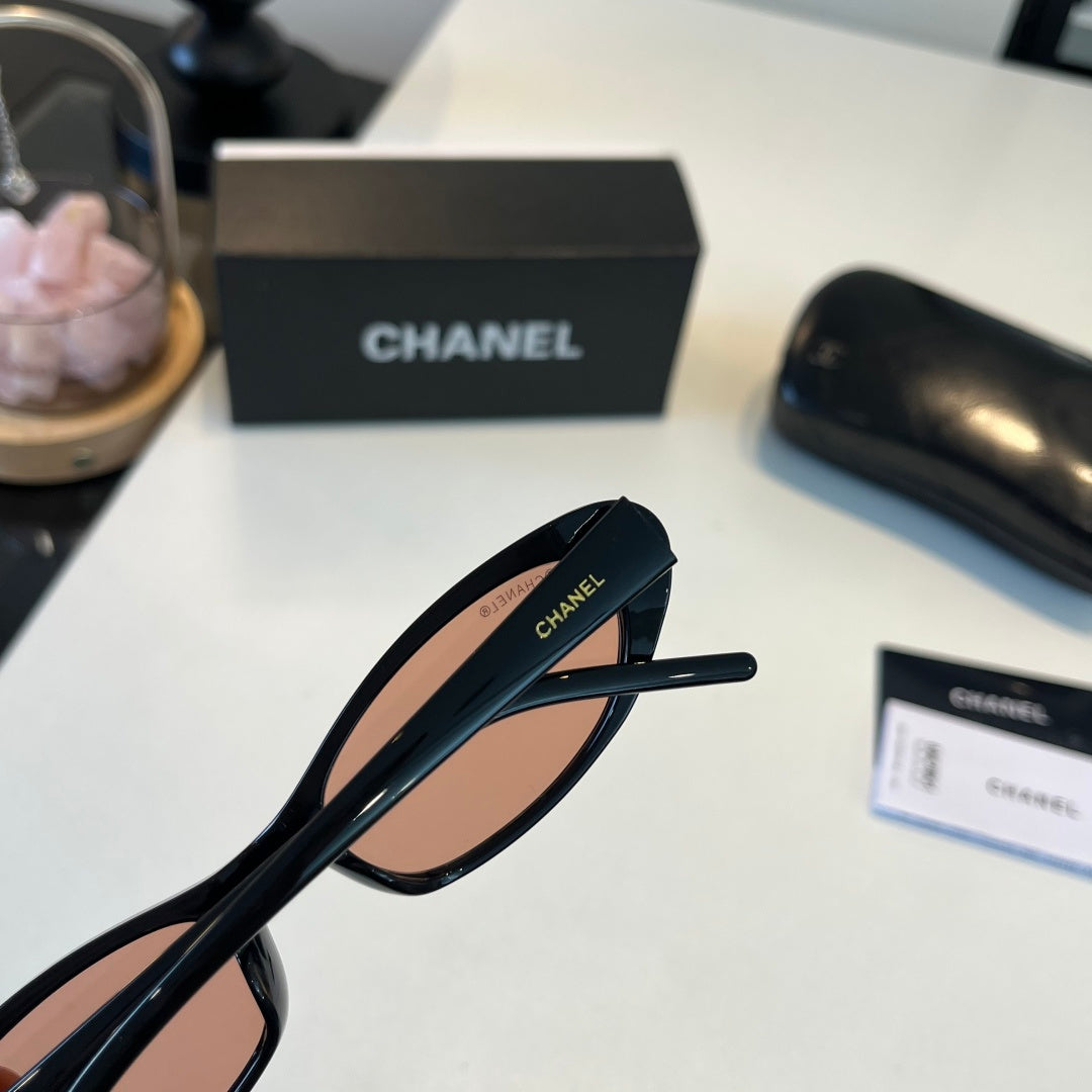 Chanel Oversized Brown Lens Sunglasses for Men & Women - 448992 - detail image 8