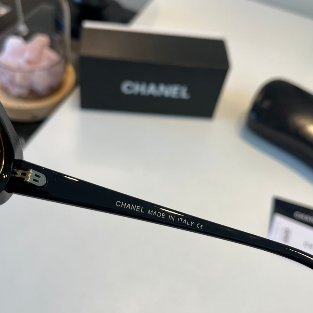 Chanel Oversized Orange Lens Sunglasses for Men & Women - 371833 - detail image 11