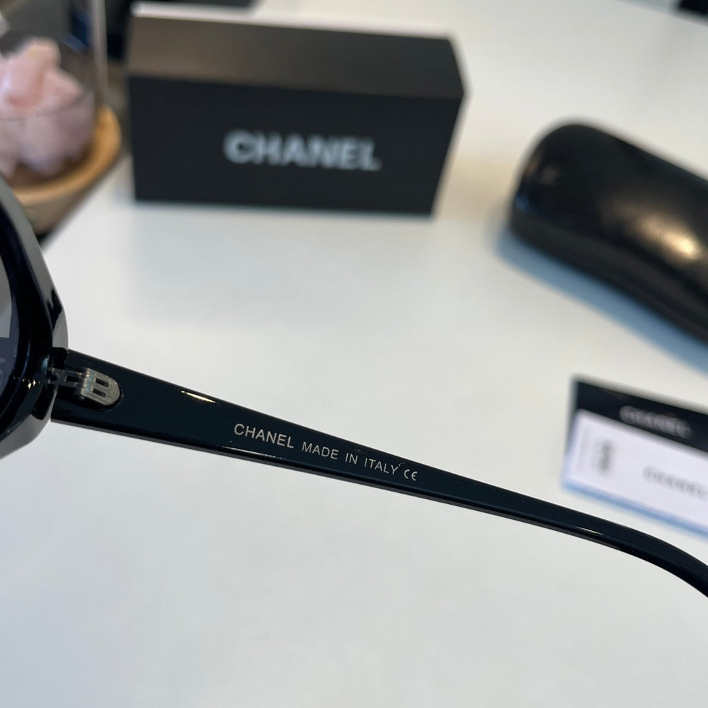 Chanel Oversized Silver Lens Sunglasses for Men & Women - 371834 - detail image 10
