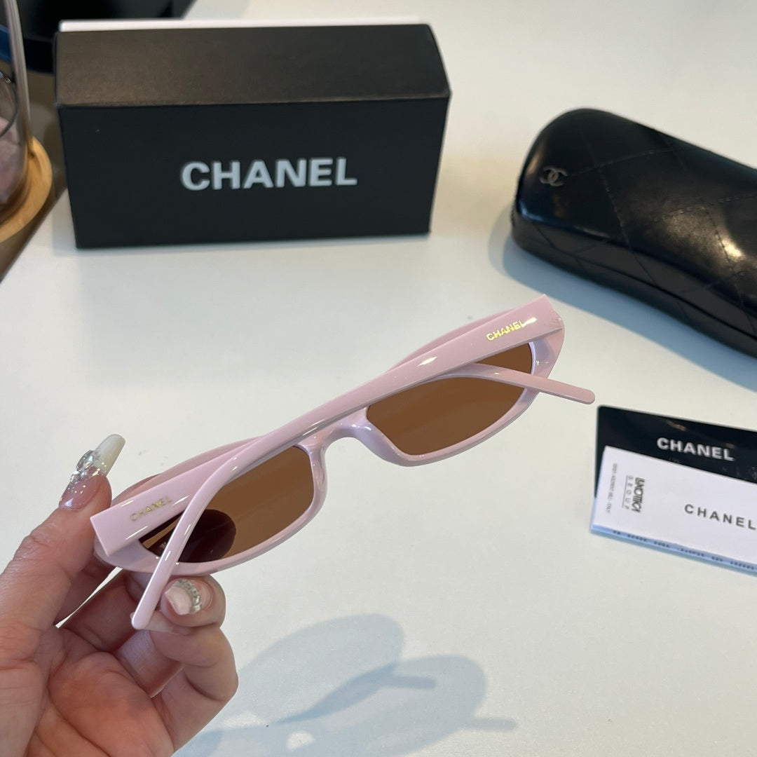 Chanel Oversized Silver Lens Sunglasses for Men & Women - 158358 - detail image 7