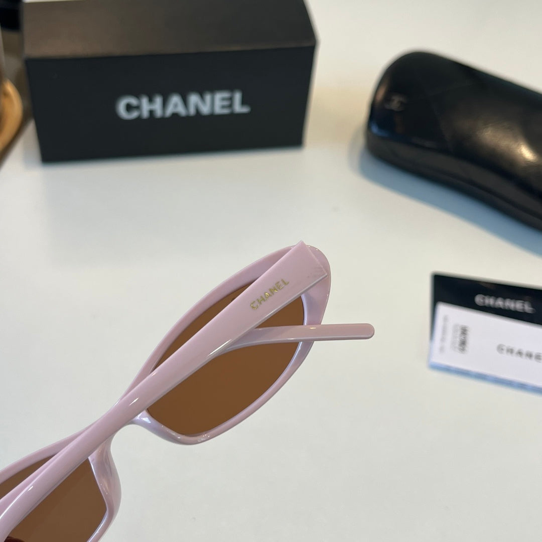 Chanel Oversized Silver Lens Sunglasses for Men & Women - 158358 - detail image 6