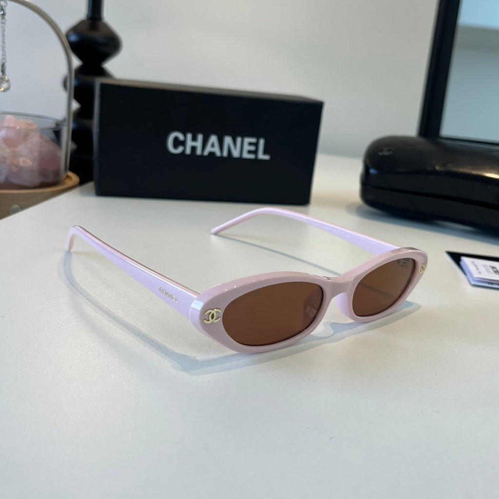 Chanel Oversized Silver Lens Sunglasses for Men & Women - 371837