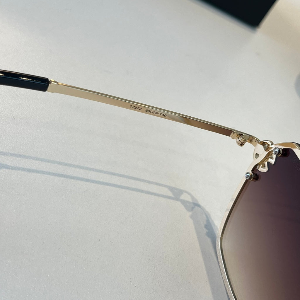 Chanel Oversized Silver Lens Sunglasses for Men & Women - 158360 - detail image 9