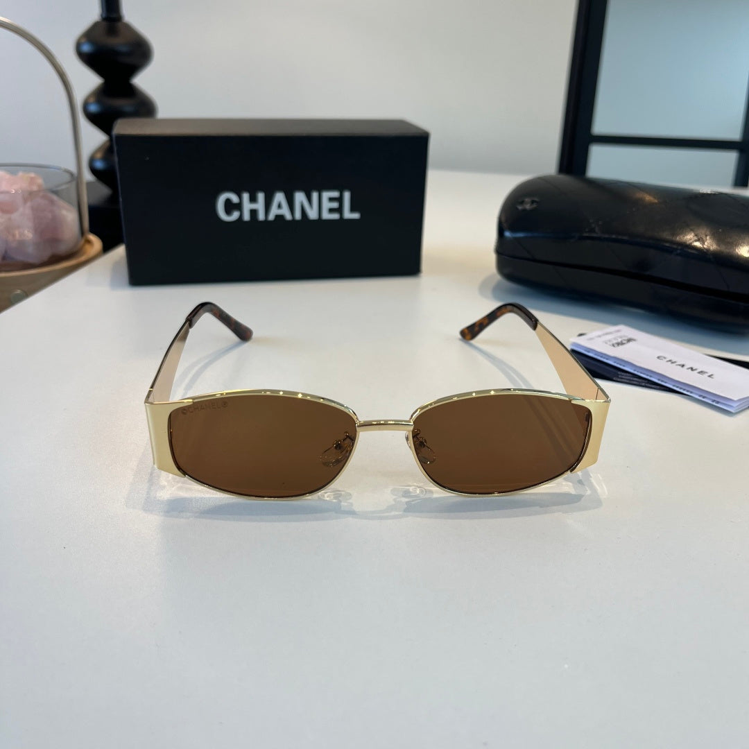 Chanel Oversized Brown Lens Sunglasses for Men & Women - 158364 - detail image 2