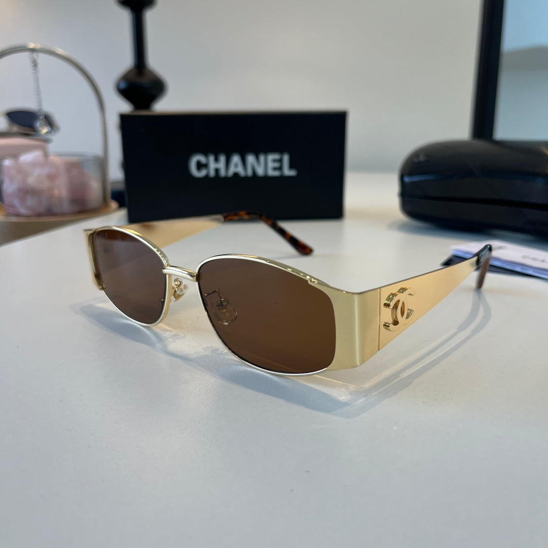 Chanel Oversized Brown Lens Sunglasses for Men & Women - 158364 - detail image 3