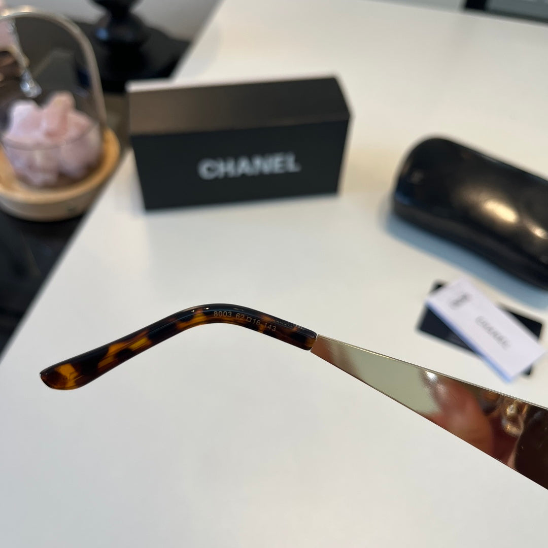Chanel Oversized Brown Lens Sunglasses for Men & Women - 371840 - detail image 7