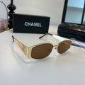 Chanel Oversized Brown Lens Sunglasses for Men & Women - 486560