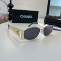 Chanel Oversized Silver Lens Sunglasses for Men & Women - 371841