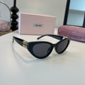 Miu Miu Cat-Eye Black Lens Sunglasses for Men & Women - 158601