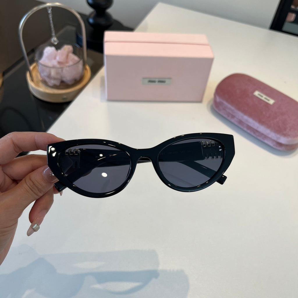 Miu Miu Cat-Eye Black Lens Sunglasses for Men & Women - 449717 - detail image 6
