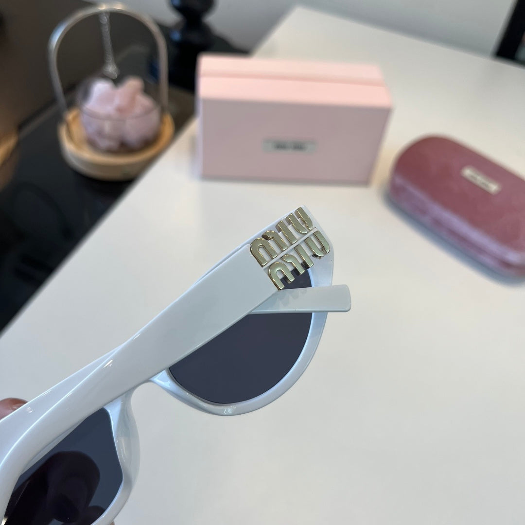 Miu Miu Cat-Eye Silver Lens Sunglasses for Men & Women - 158603 - detail image 8