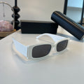 Balenciaga Rectangular Silver Lens Sunglasses for Men & Women - 449651