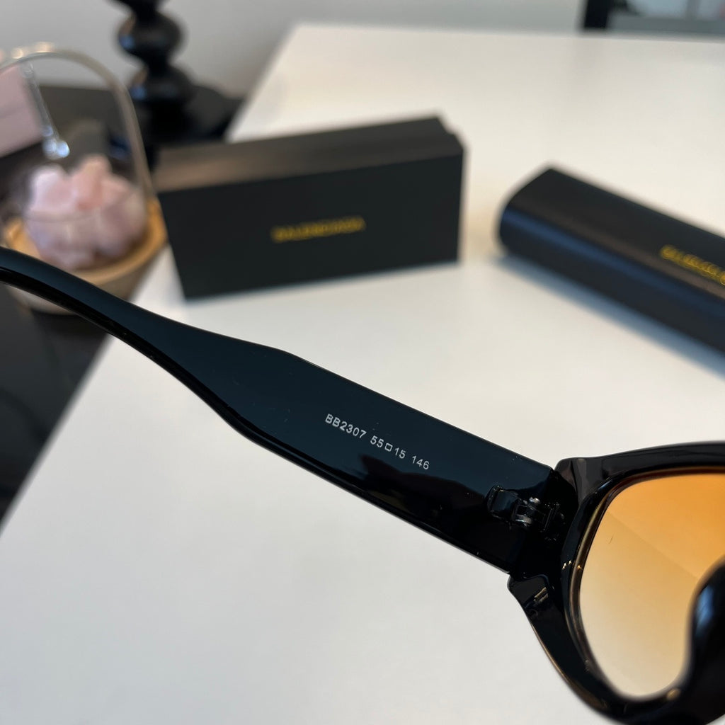 Balenciaga Rectangular Brown Lens Sunglasses for Men & Women - 158567 - detail image 8