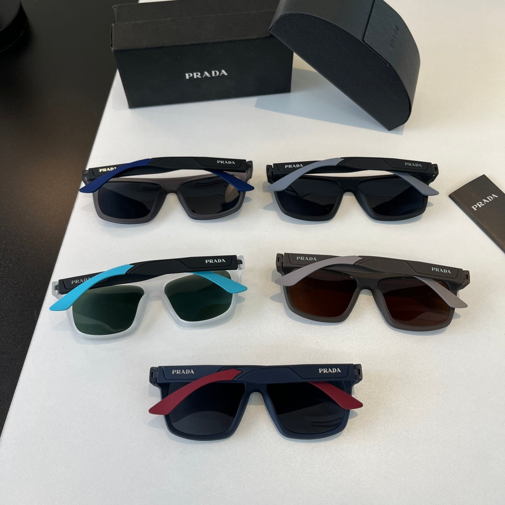Prada Polarized Fashion Black Lens Sunglasses for Men - 358431 - detail image 12