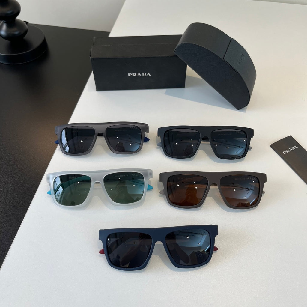 Prada Polarized Fashion Silver Lens Sunglasses for Men - 358433 - detail image 11