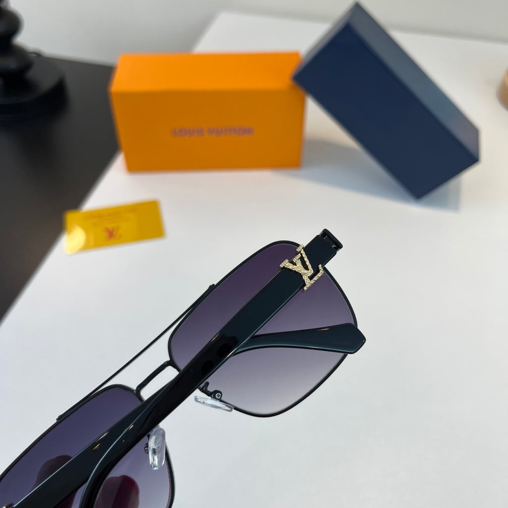 Louis Vuitton Metal Aviator Silver Lens Sunglasses for Men & Women - 448672 - detail image 7