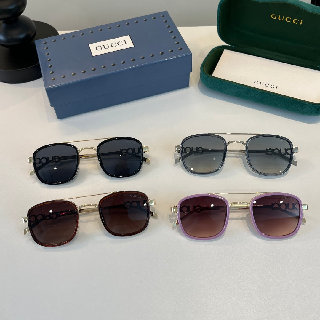 Gucci Oversized Red Lens Sunglasses for Men & Women - 357778 - detail image 12